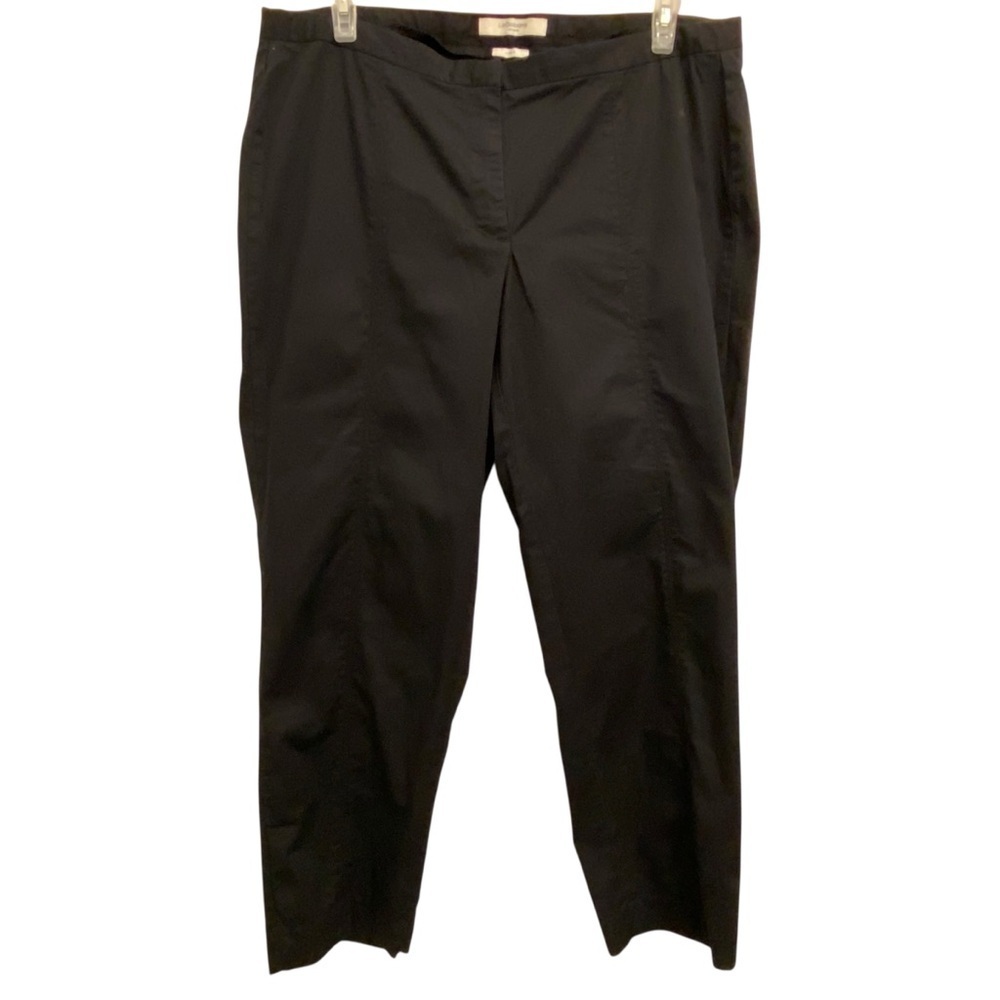 LIZ CLAIBORNE Jackie Women's plus size 16W Black dress office work Trousers pant